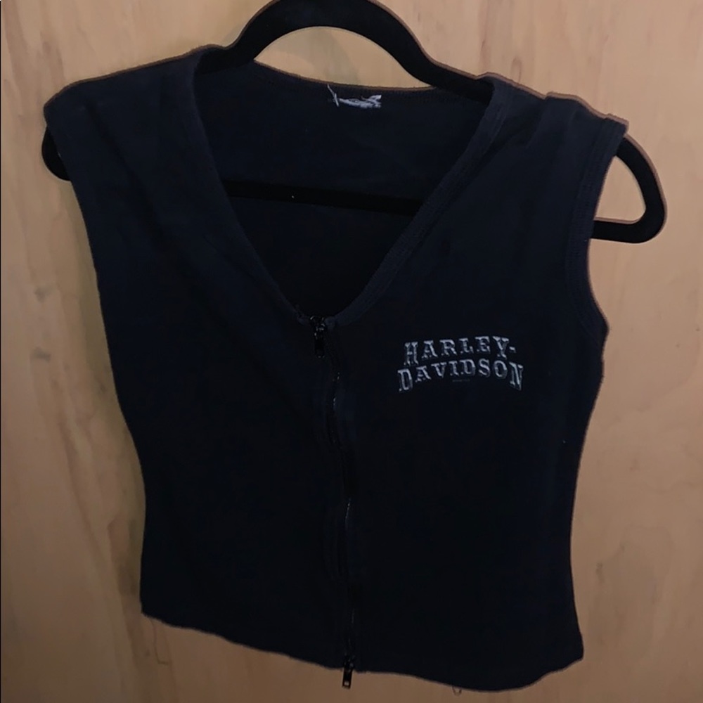 Harley crop top tag cut out I think it’s a M